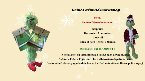 Grincs keszit workshop